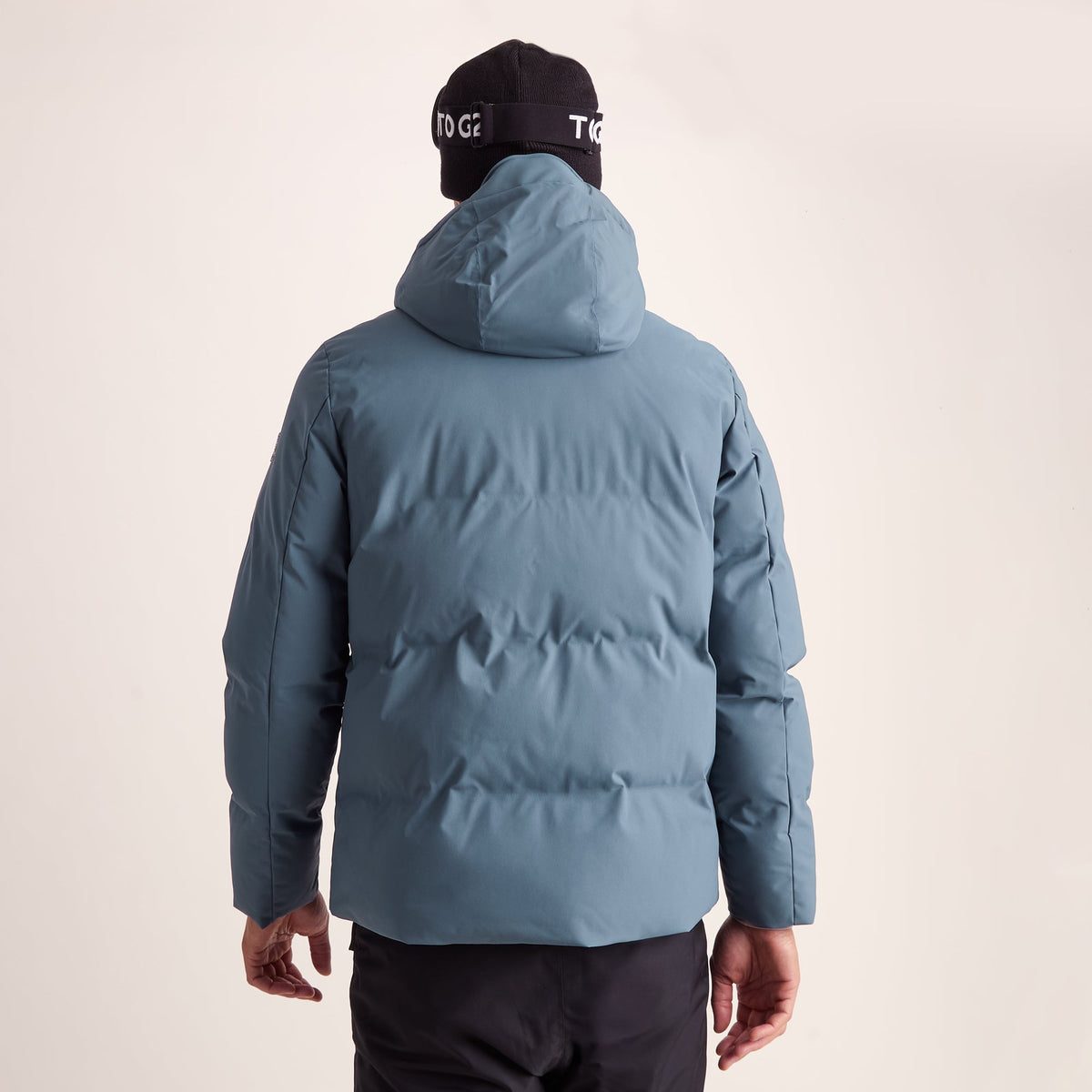 Davos Mens Shower Resistant Insulated Ski Jacket - Fjord Blue - Image 4