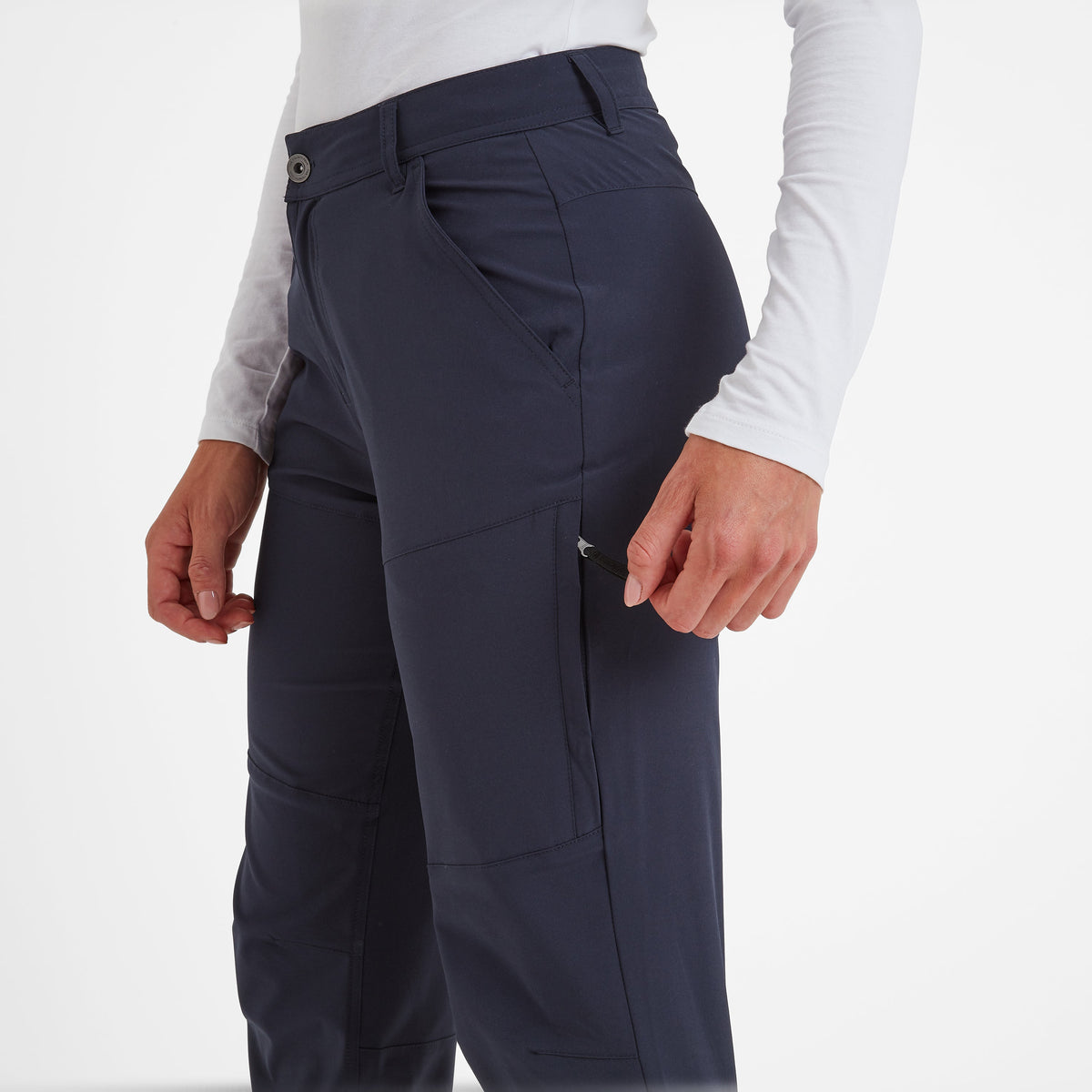 Denver Womens Walking Trousers Regular - Navy - Image 4