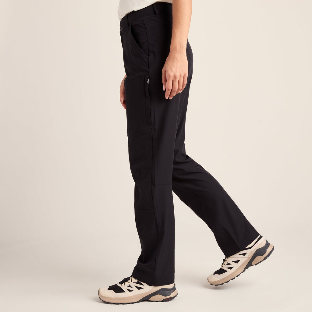 Denver Womens Walking Trousers Long - Black - Image 5