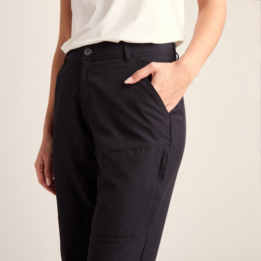 Denver Womens Walking Trousers Regular - Black - Image 6