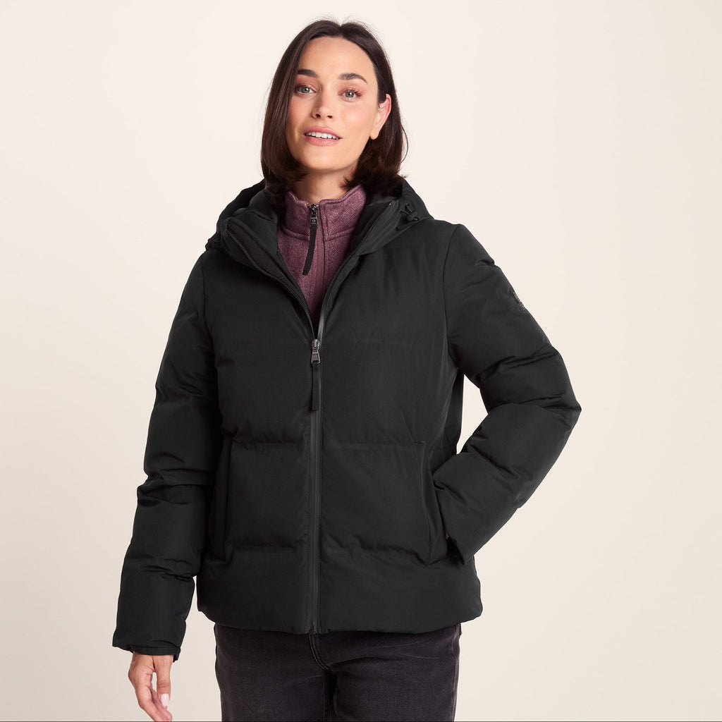 Dina Womens Shower Resistant Insulated Jacket - Black - Image 2