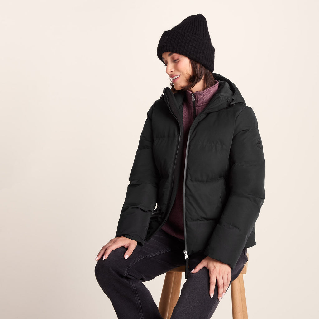 Dina Womens Shower Resistant Insulated Jacket - Black - Image 4