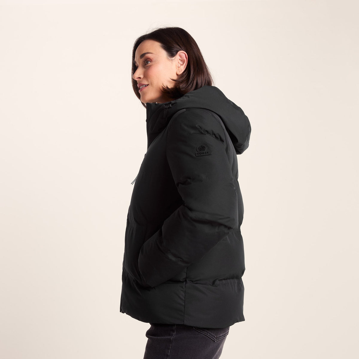 Dina Womens Shower Resistant Insulated Jacket - Black - Image 6