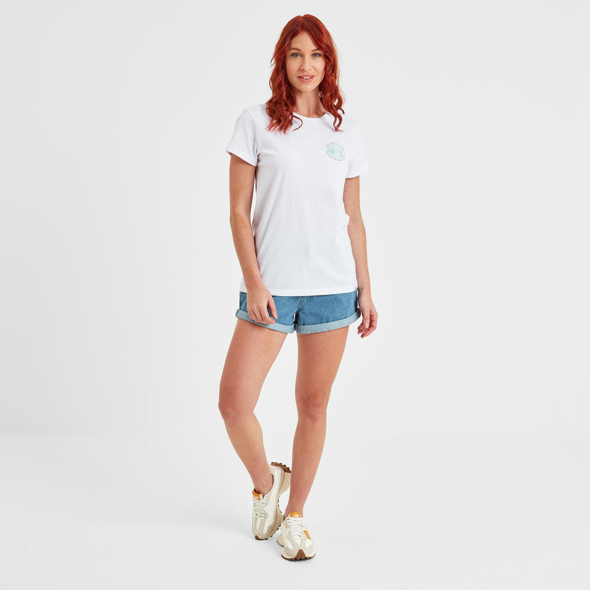 District Womens 100% Cotton Supersoft T-Shirt - Optic White - Image 4