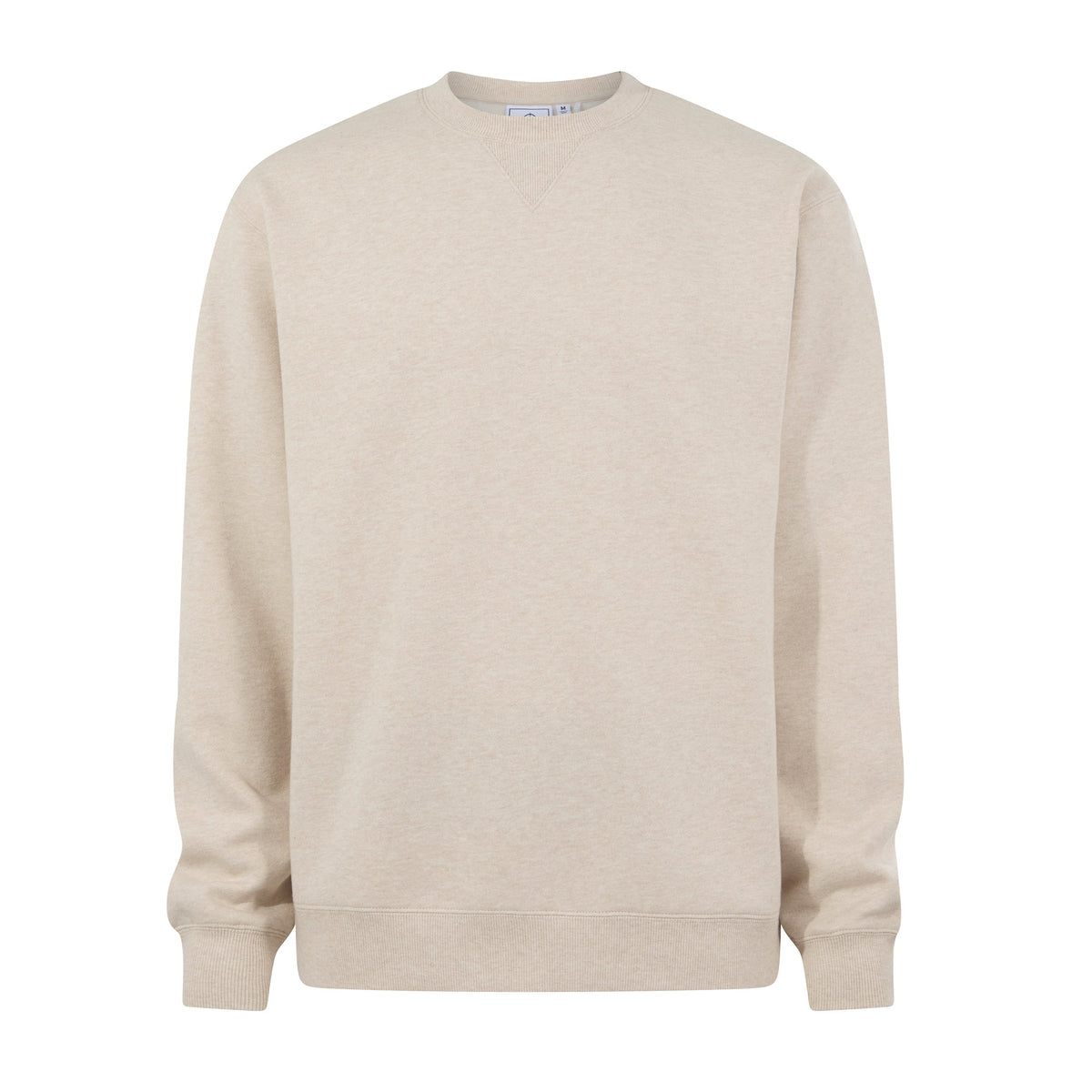 Dolan Mens Supersoft Crew Neck Sweatshirt - Buttercream Melange - Image 7