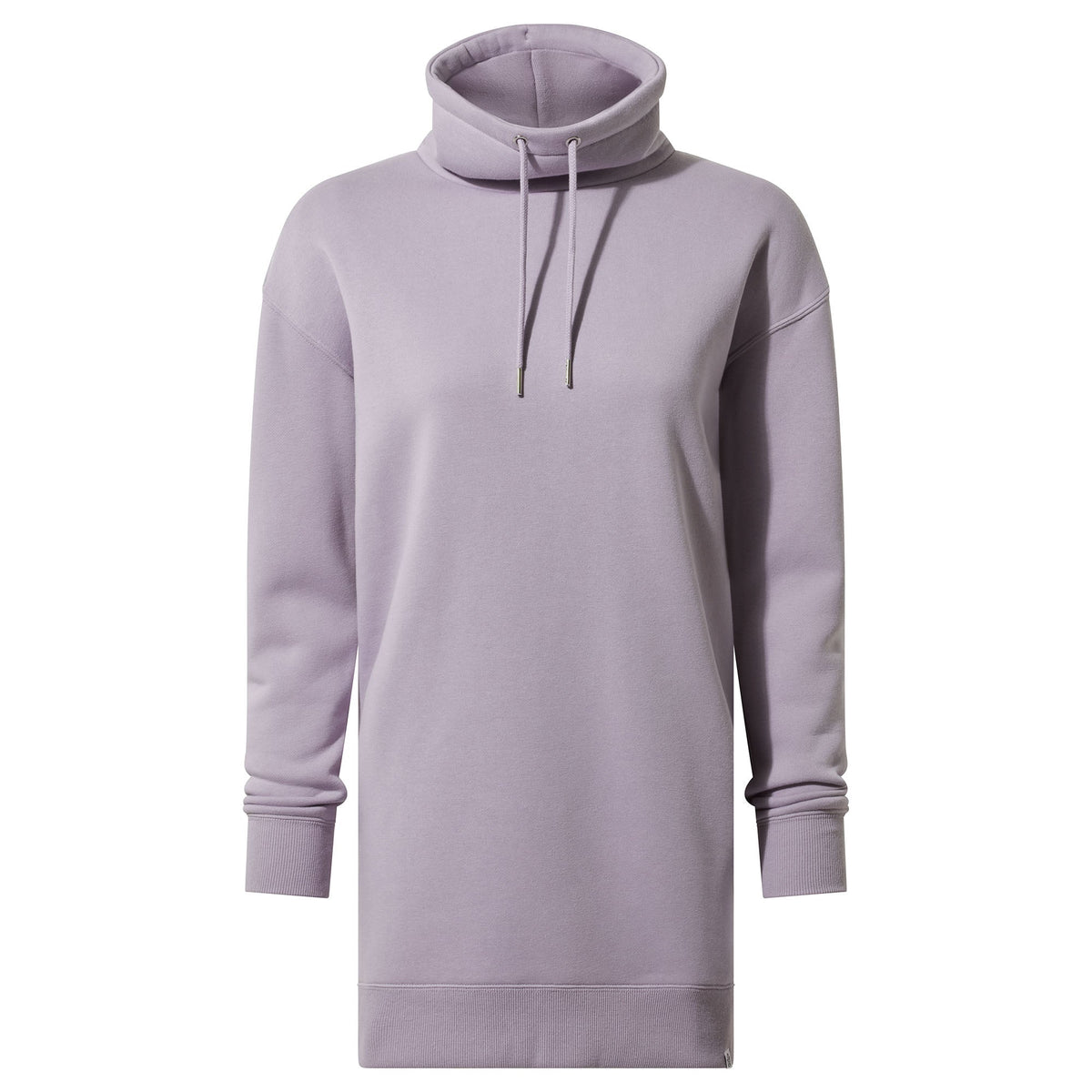 Drakeford Womens Supersoft Longline Sweat - Lavender Grey - Image 7