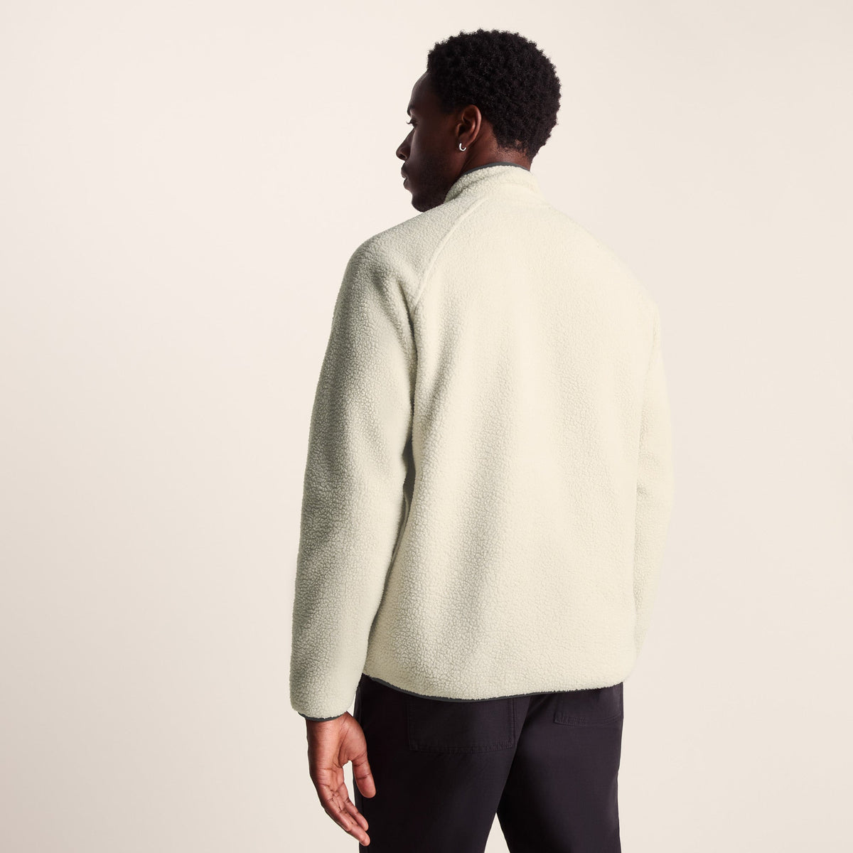 Eldon Mens Sherpa Fleece - Warm Cloud - Image 5