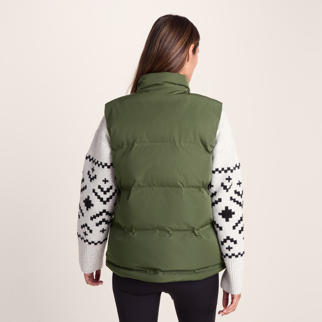 Elyna Womens Shower Resistant Insulated Gilet - Dark Green - Image 6