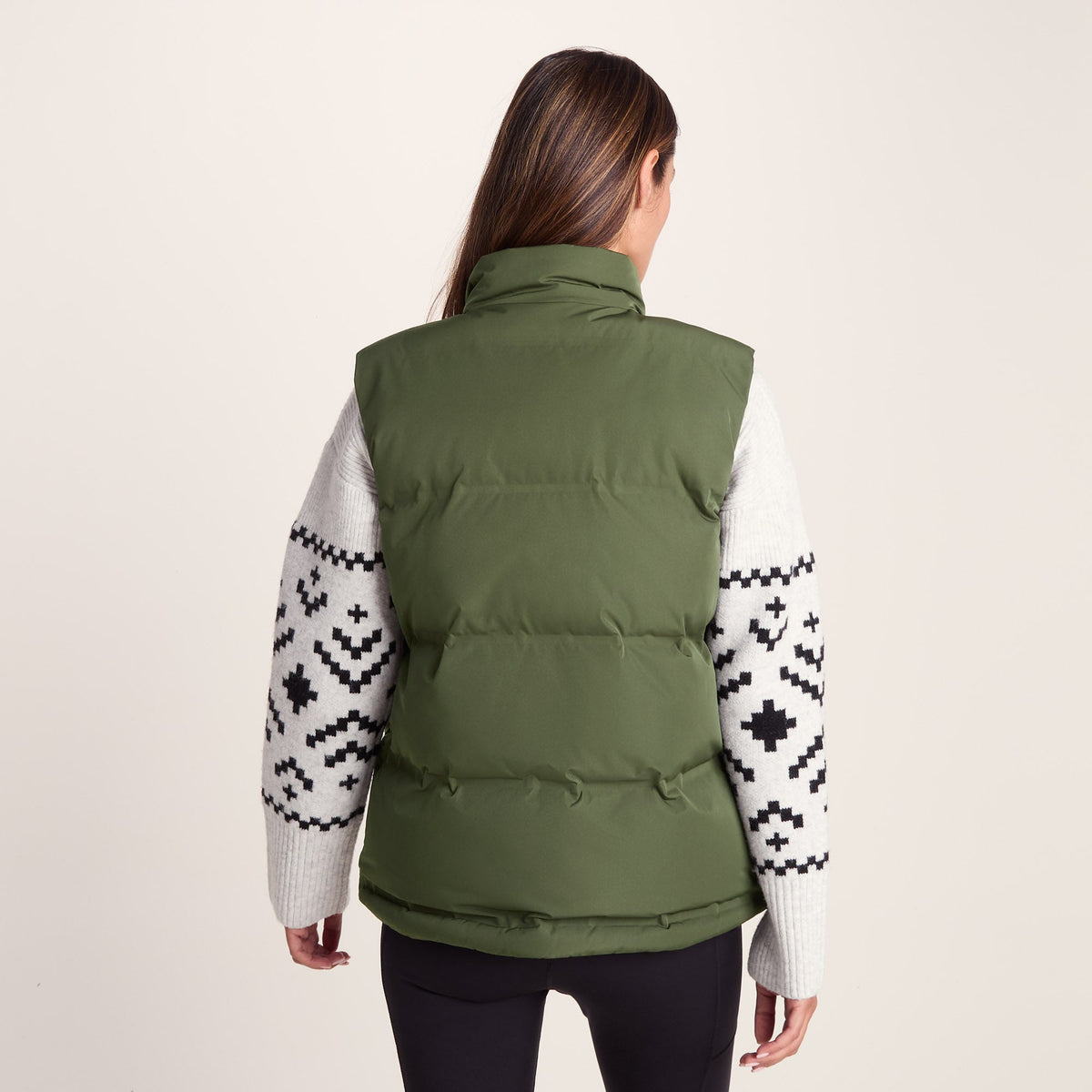 Elyna Womens Shower Resistant Insulated Gilet - Dark Green - Image 6
