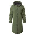 Enya Womens Longline Waterproof Softshell Jacket - Dark Green - Image 8