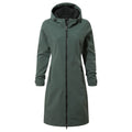 Enya Womens Longline Waterproof Softshell Jacket - Racing Green - Image 8