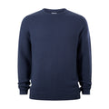 Ethan Mens Crew Neck Knit Jumper - Smokey Blue - Image 6