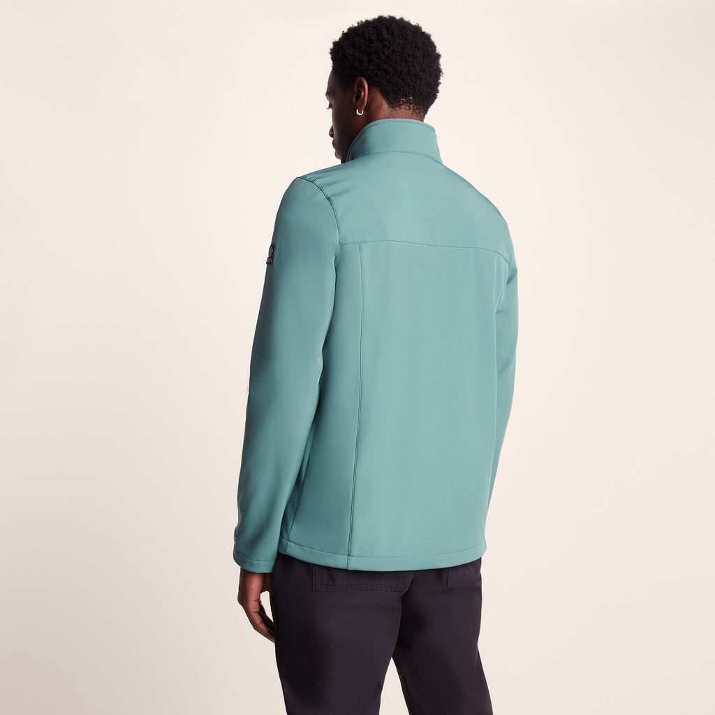 Feizor Mens Shower Resistant Softshell Jacket - Hydro Blue - Image 3