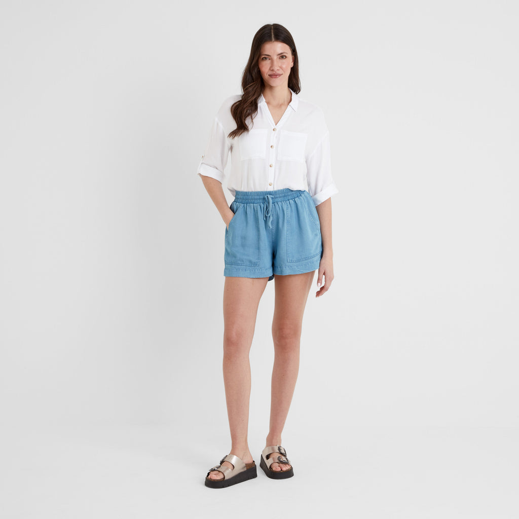 Felicia Womens Shirt Short Sleeve - Optic White - Image 9