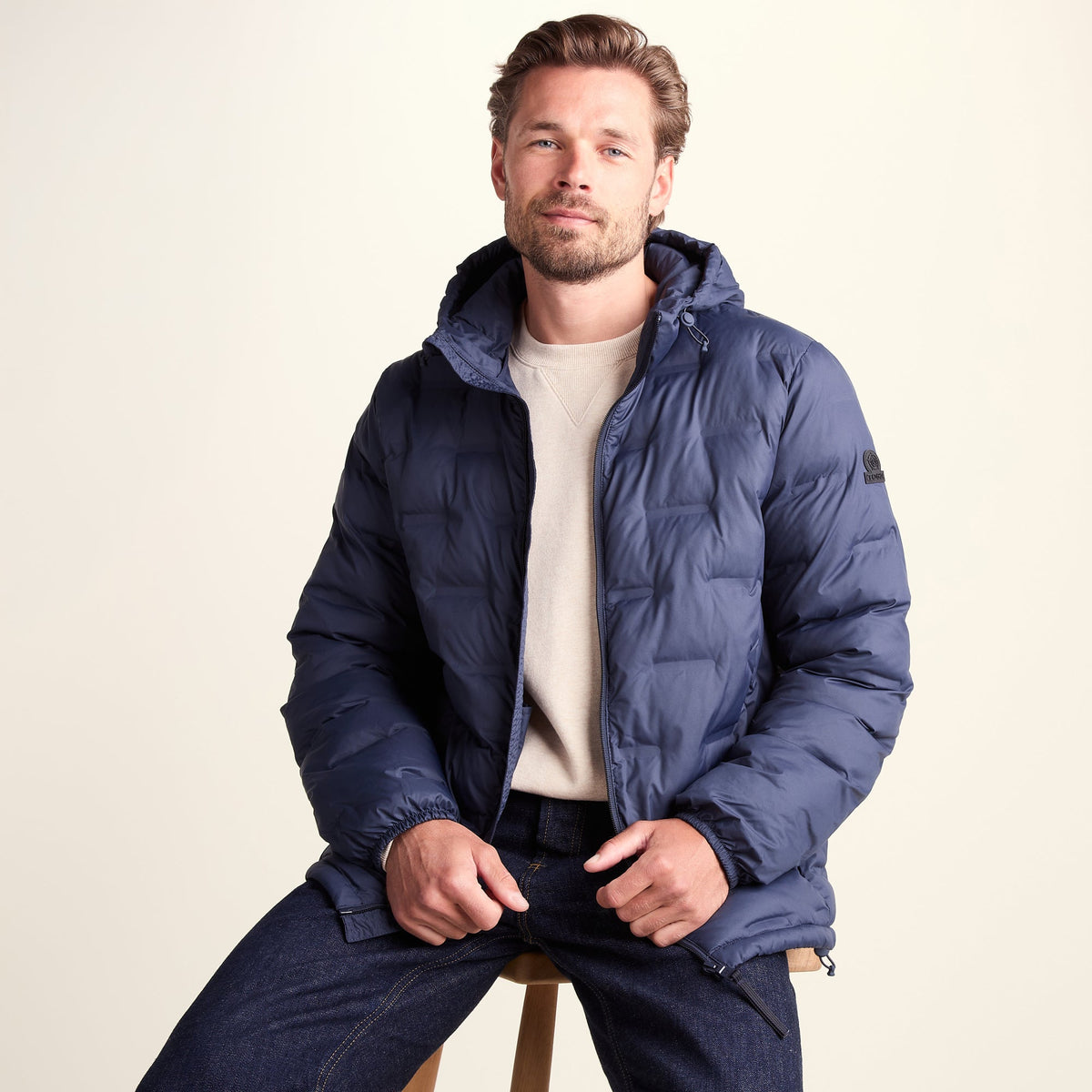 Fender Mens Shower Resistant Insulated Jacket - Dark Indigo - Image 5