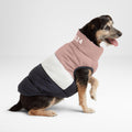 Fetch Padded Dog Coat - Faded Pink/Ice Grey/Washed Blue