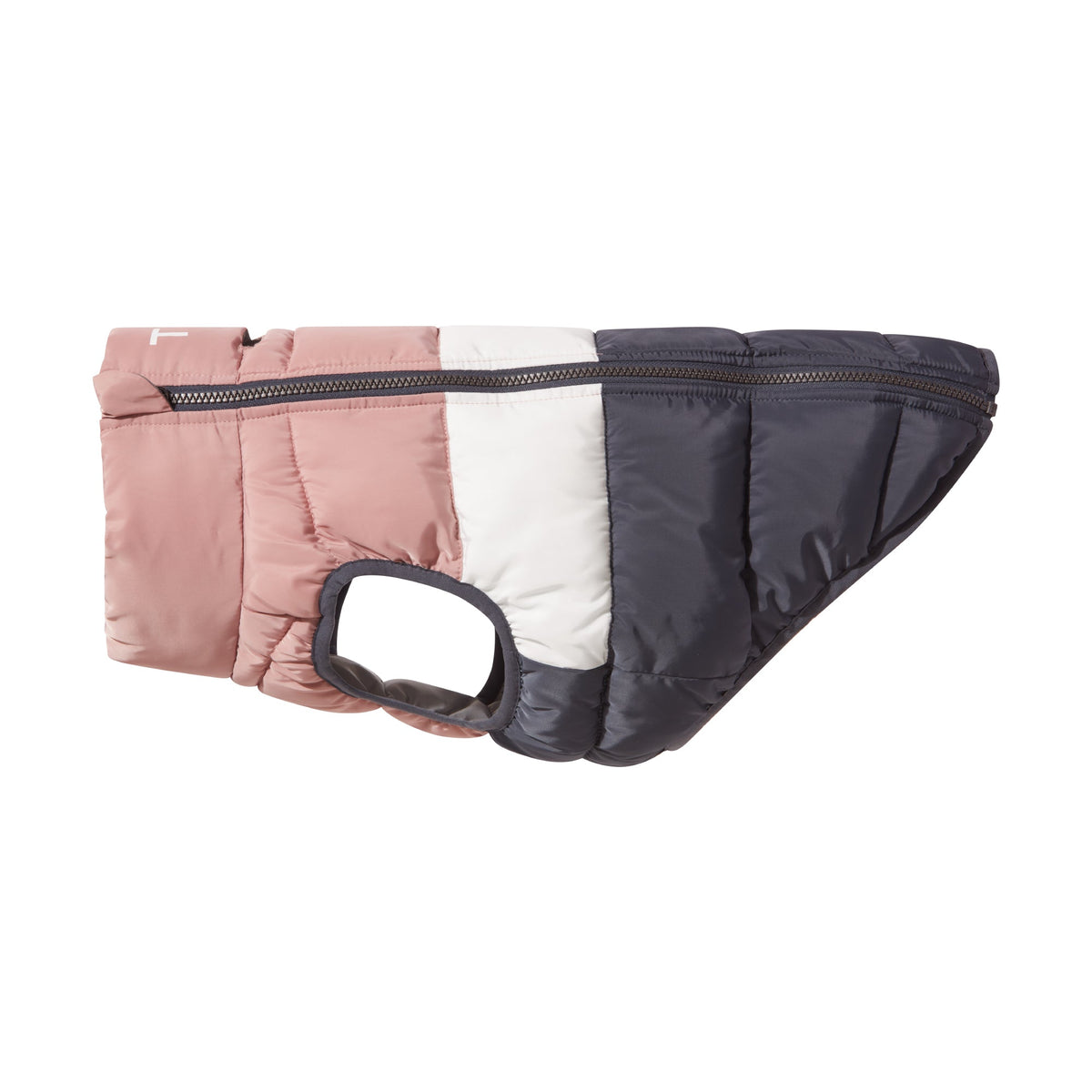 Fetch Padded Dog Coat S - Faded Pink/Ice Grey/Washed Blue - Image 4