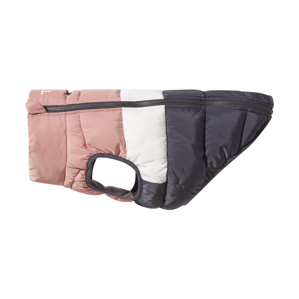 Fetch Padded Dog Coat M - Faded Pink/Ice Grey/Washed Blue - Image 5