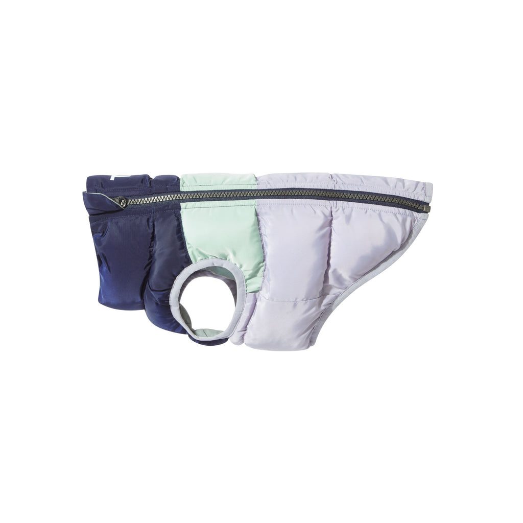 Fetch Padded Dog Coat XS - Oxford Blue/Light Mist/Lavender Grey - Image 7