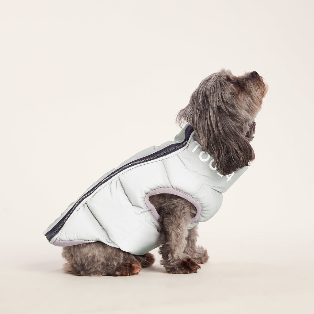 Fetch Padded Dog Coat XS - Oxford Blue/Light Mist/Lavender Grey - Image 6
