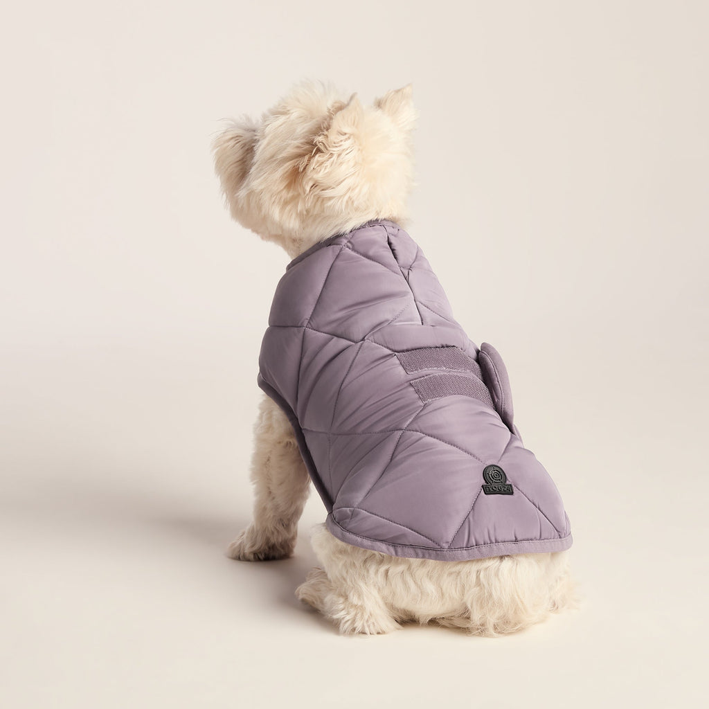Fido Padded Dog Coat S - Dusky Lilac - Image 2