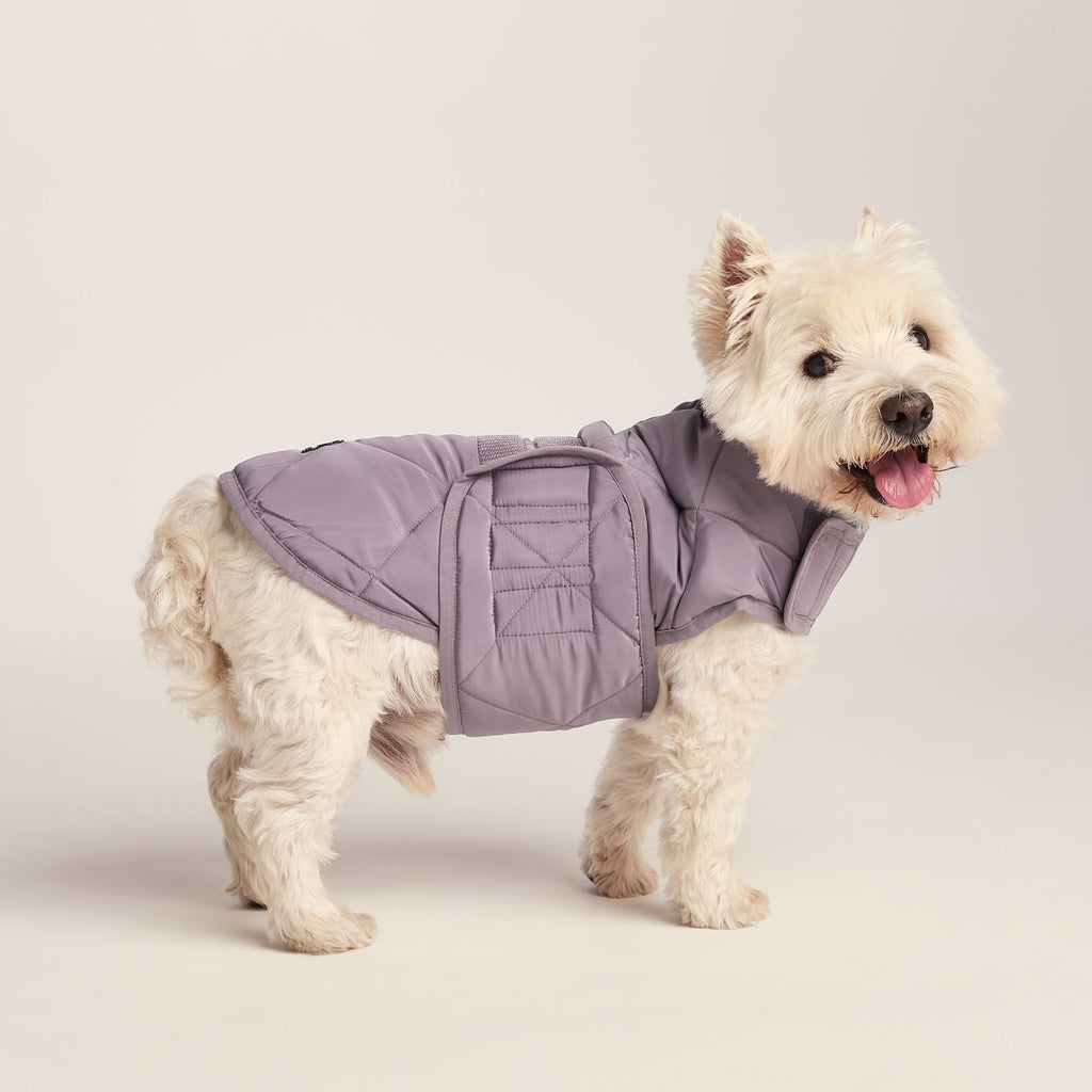 Fido Padded Dog Coat S - Dusky Lilac - Image 4