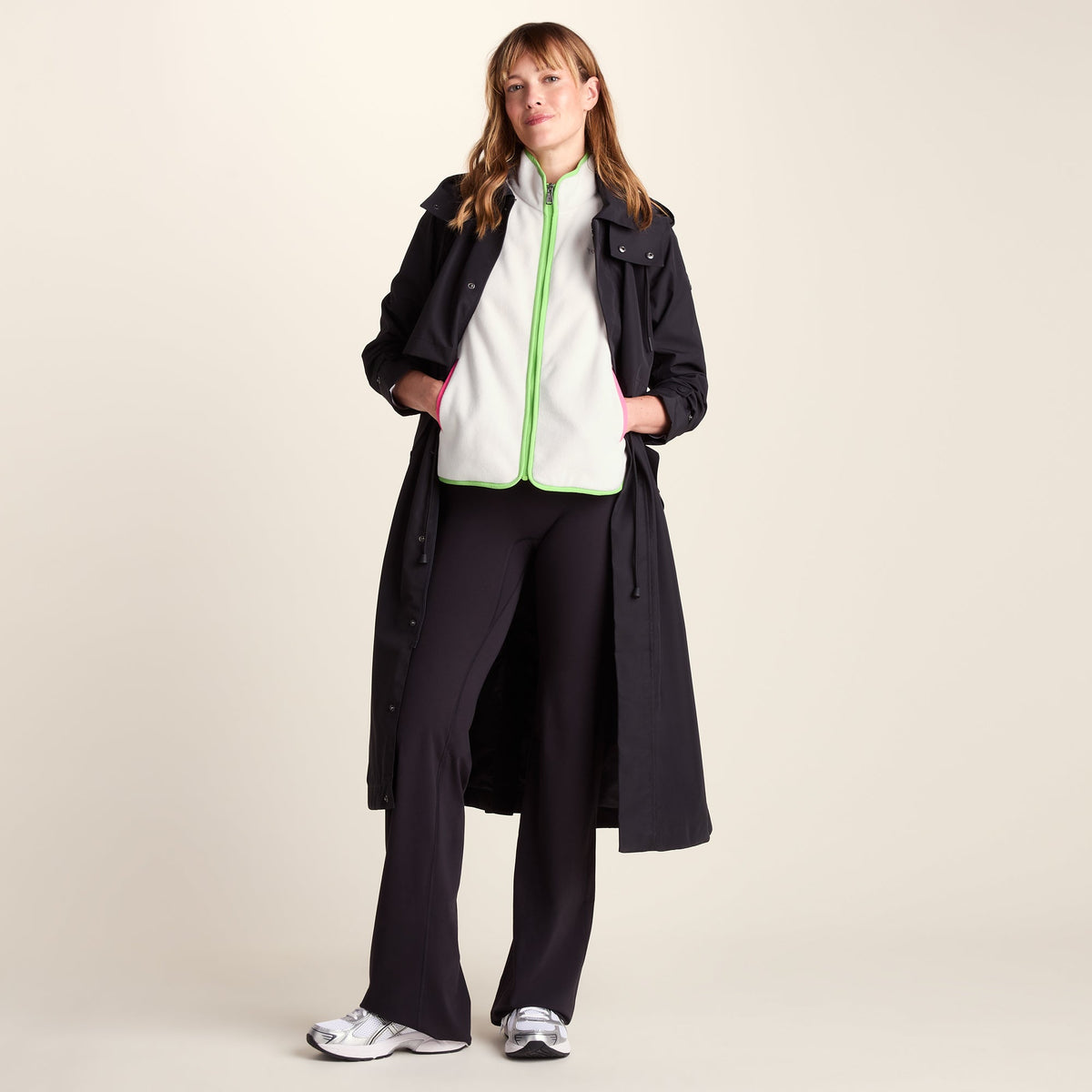 Fletcher Womens Midweight Microfleece Gilet - Vanilla - Image 2