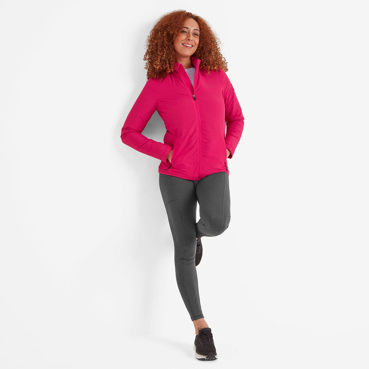 Flintham Womens Insulated Jacket - Magenta Pink - Image 2