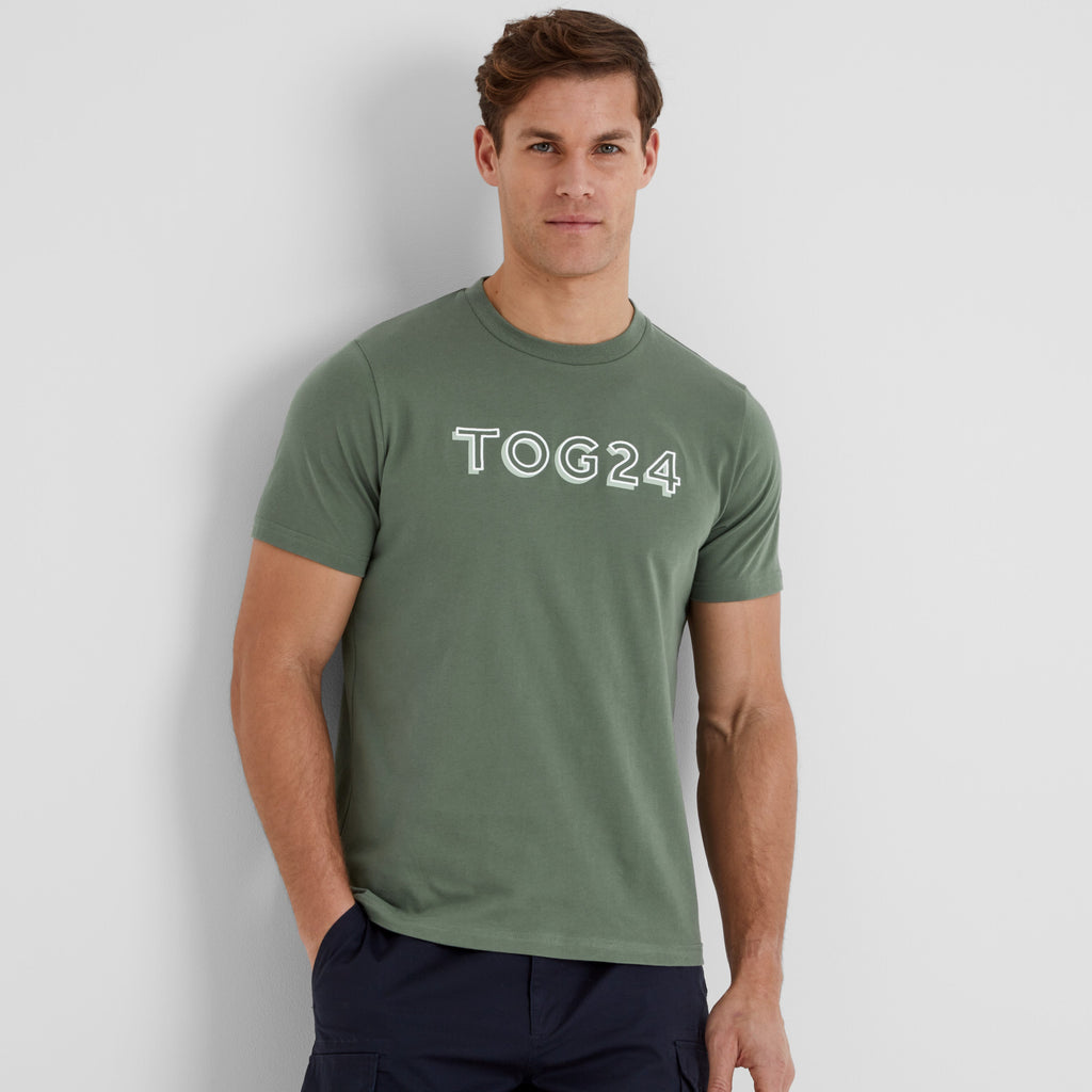 Foran Mens 100% Cotton Supersoft T-Shirt - Light Forest - Image 2