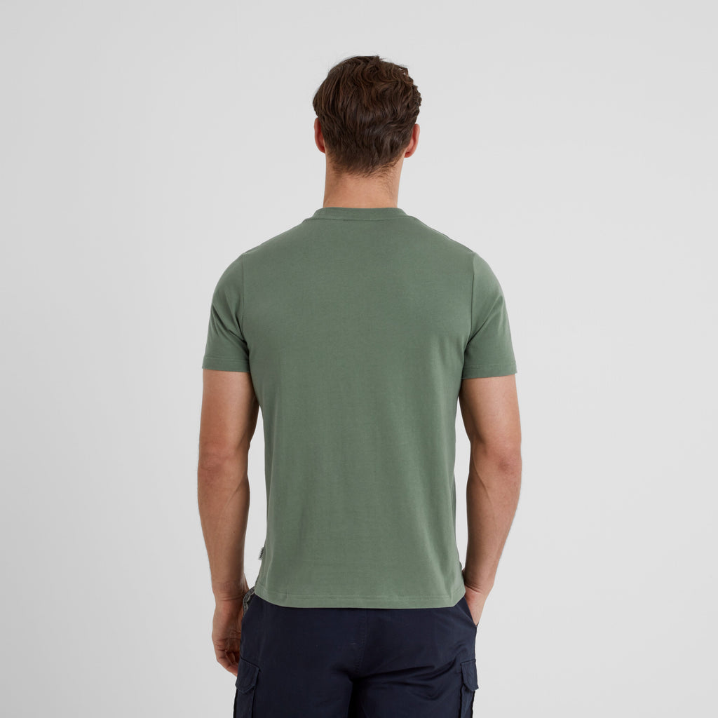 Foran Mens 100% Cotton Supersoft T-Shirt - Light Forest - Image 3