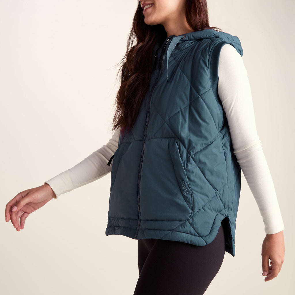 Fozard Womens Lightweight Insulated Quilted Gilet - Graphite - Image 6