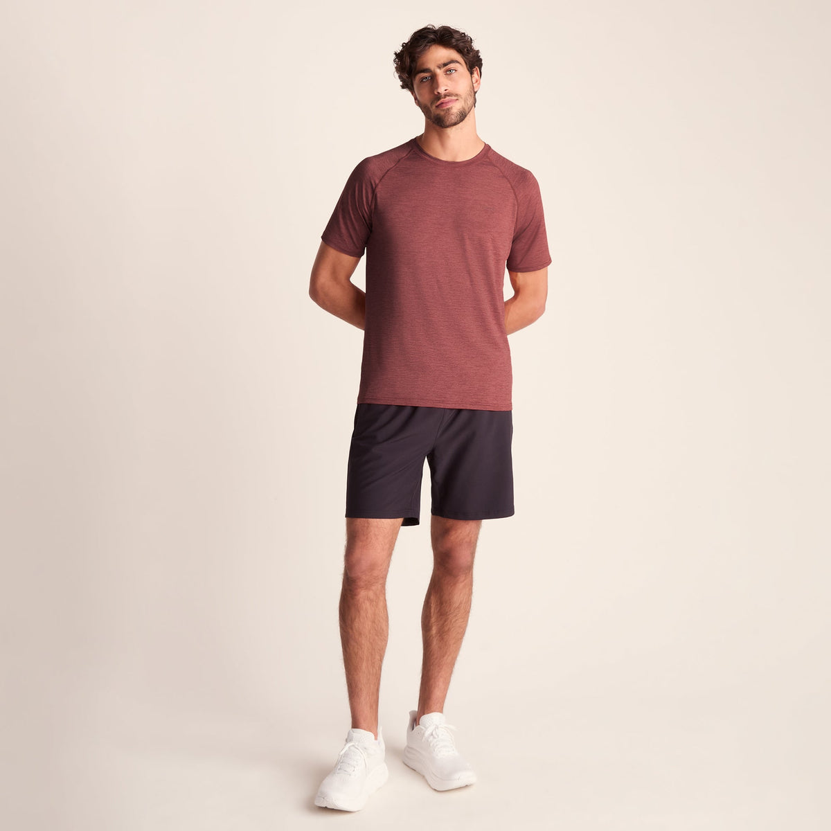 Fraser Mens Performance T-Shirt - Garnet Red - Image 2