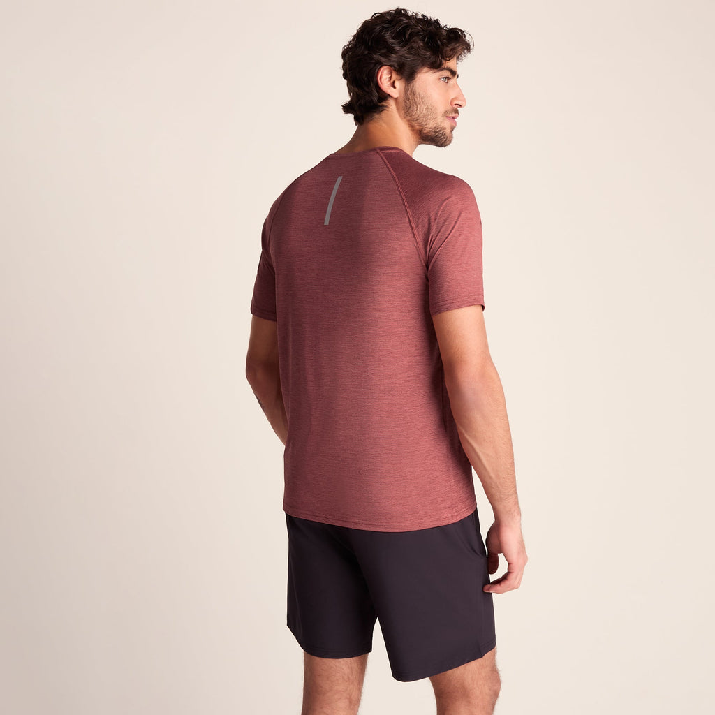 Fraser Mens Performance T-Shirt - Garnet Red - Image 3