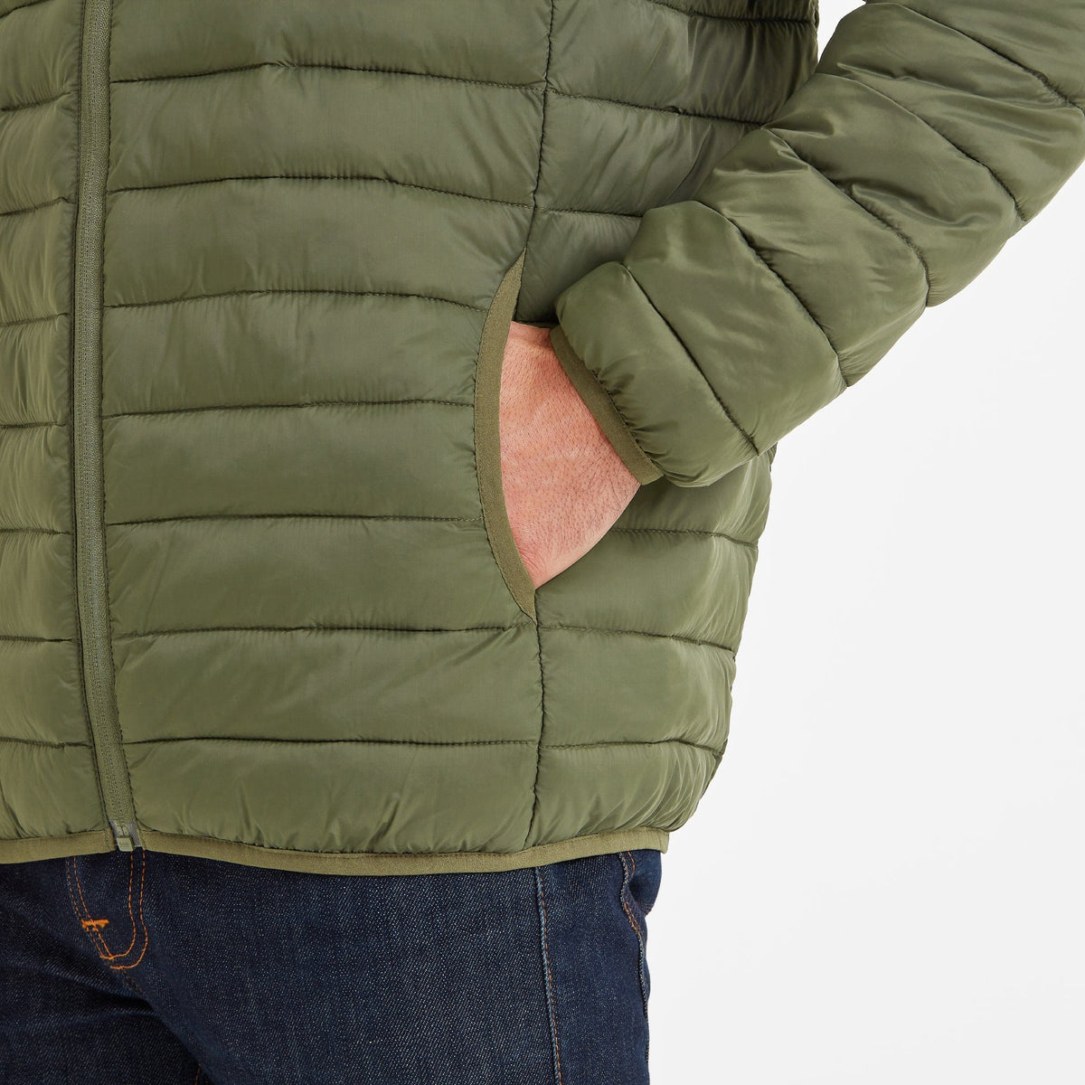 Gibson Mens Insulated Padded Jacket - Khaki - Image 11