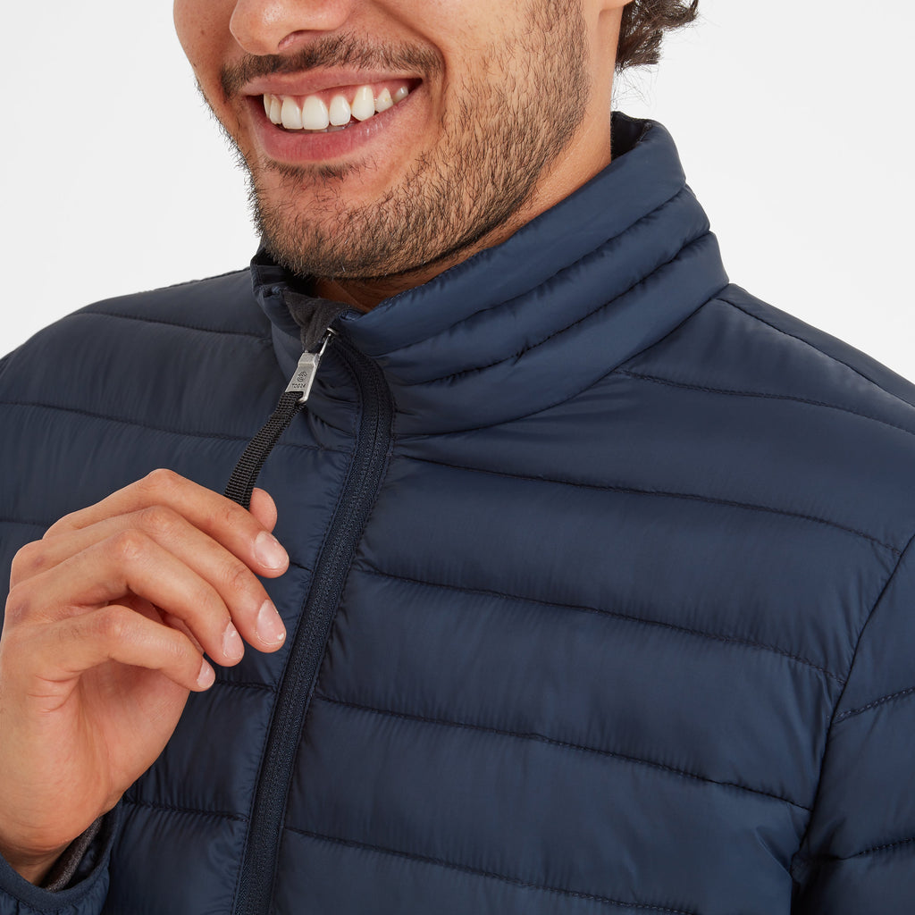 Gibson Mens Insulated Padded Jacket - Dark Indigo - Image 6