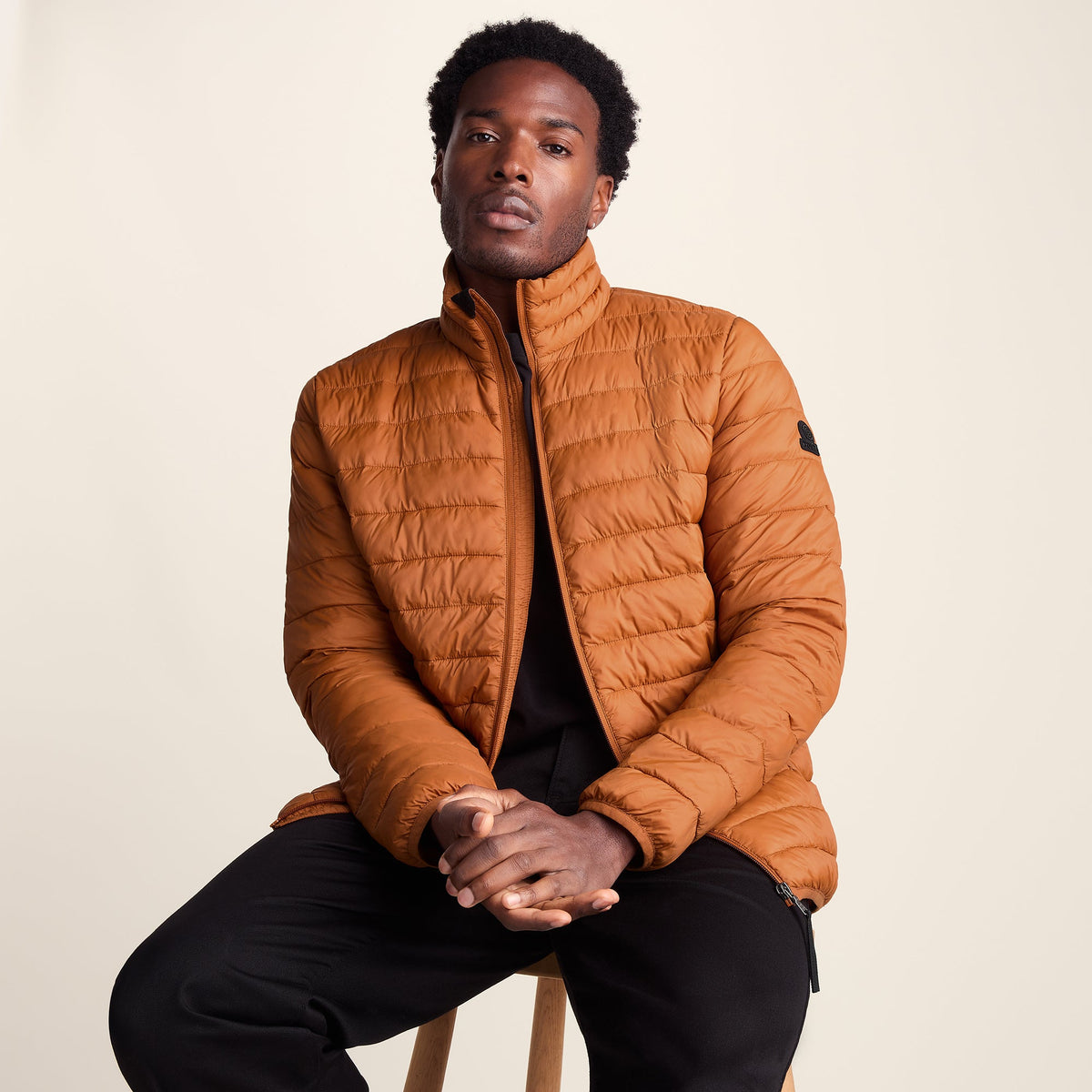 Gibson Mens Insulated Padded Jacket - Mahoganey - Image 4