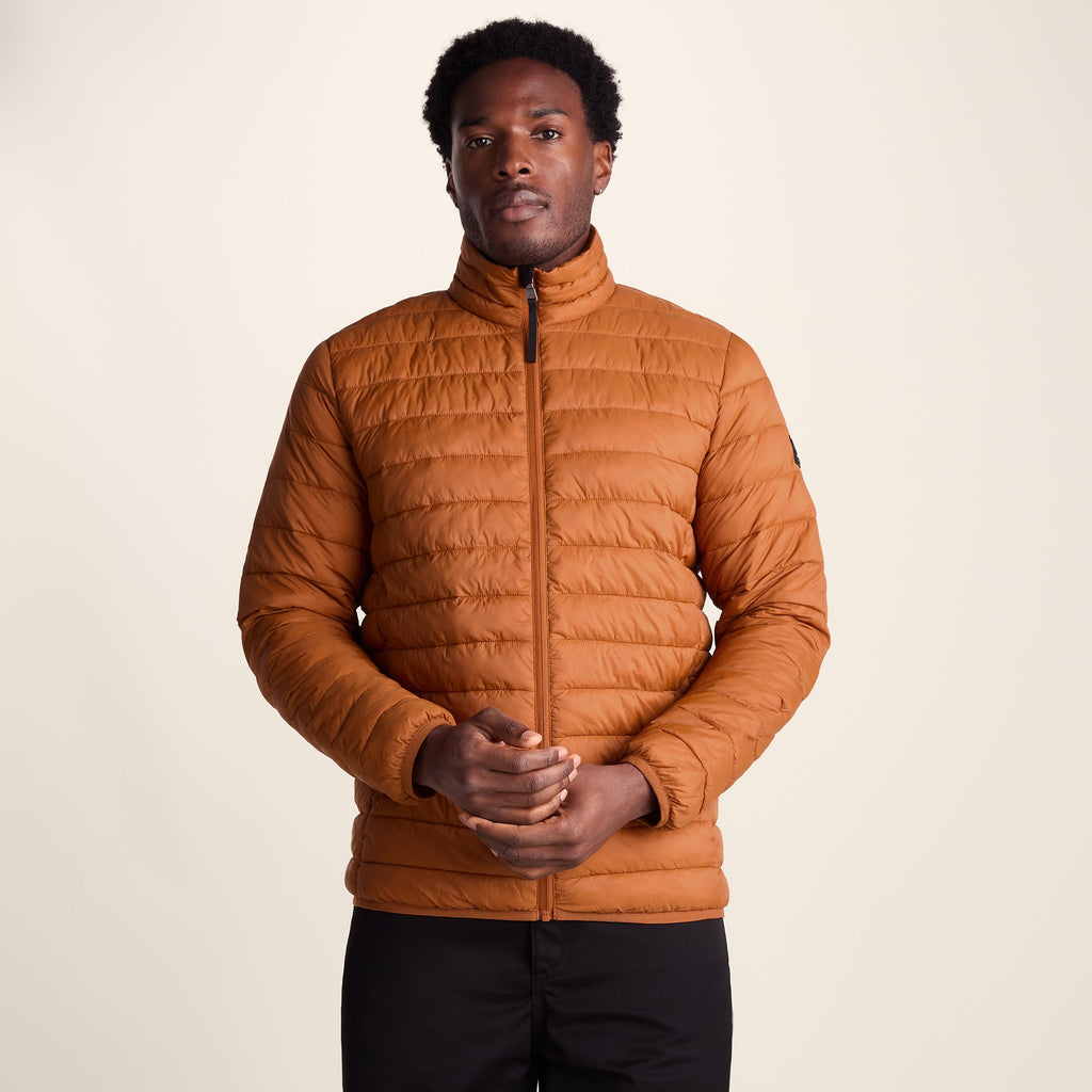 Gibson Mens Insulated Padded Jacket - Mahoganey - Image 7