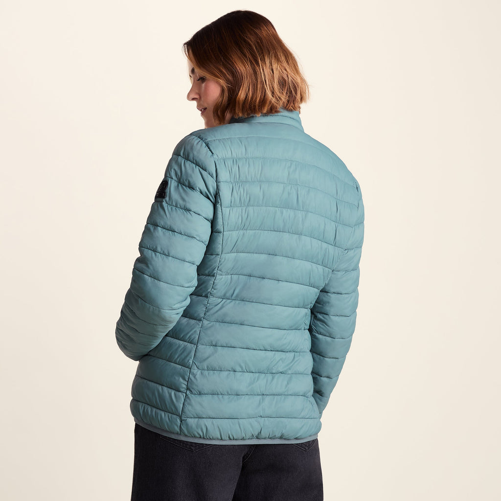 Gibson Womens Insulated Padded Jacket - Smokey Teal - Image 3