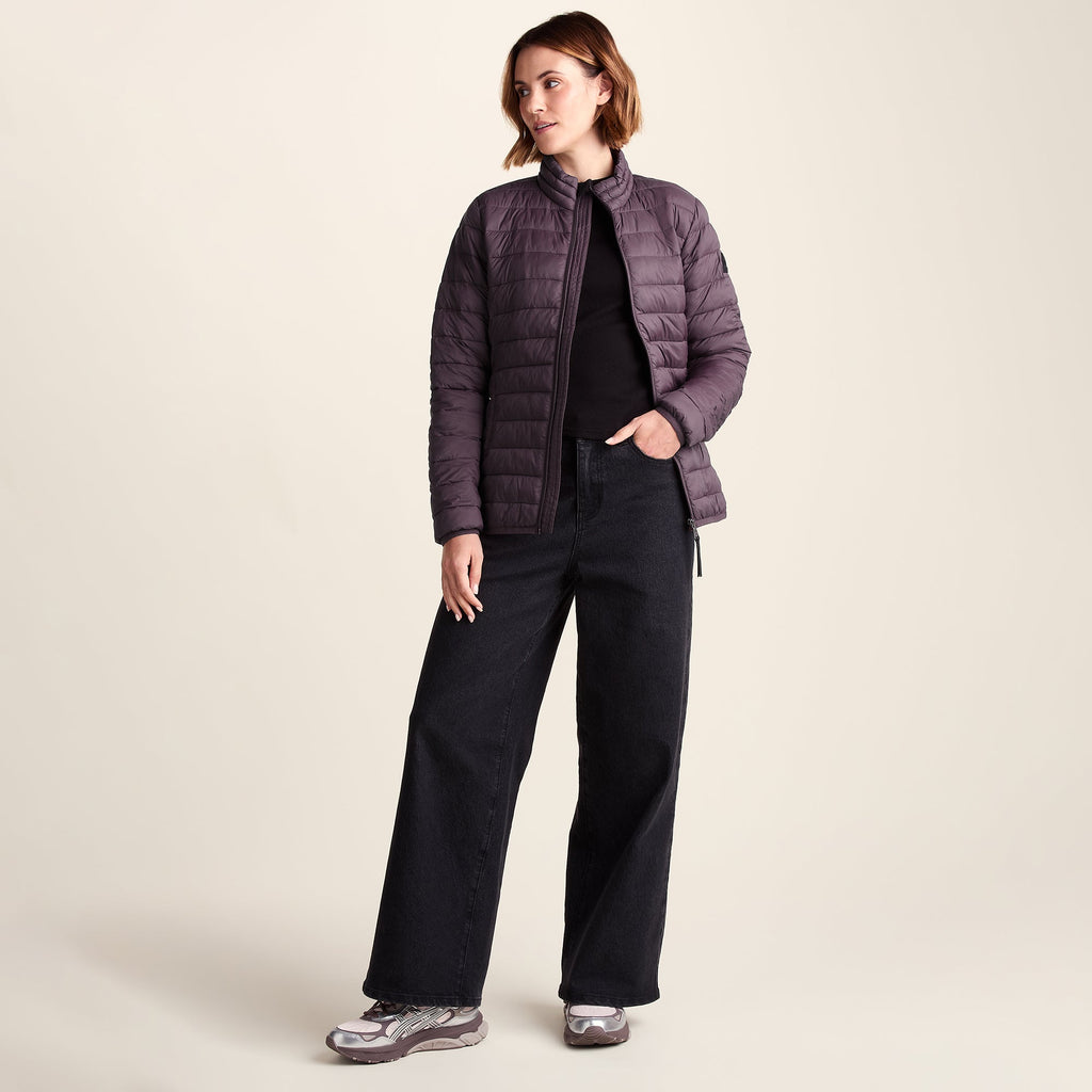 Gibson Womens Insulated Padded Jacket - Dark Mauve - Image 2