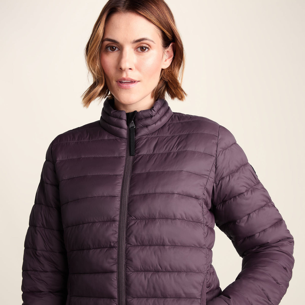 Gibson Womens Insulated Padded Jacket - Dark Mauve - Image 5