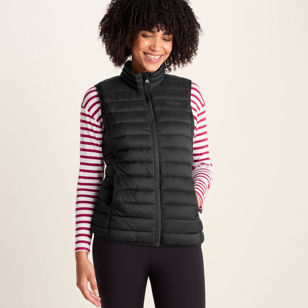 Gibson Womens Insulated Padded Gilet - Black - Image 6