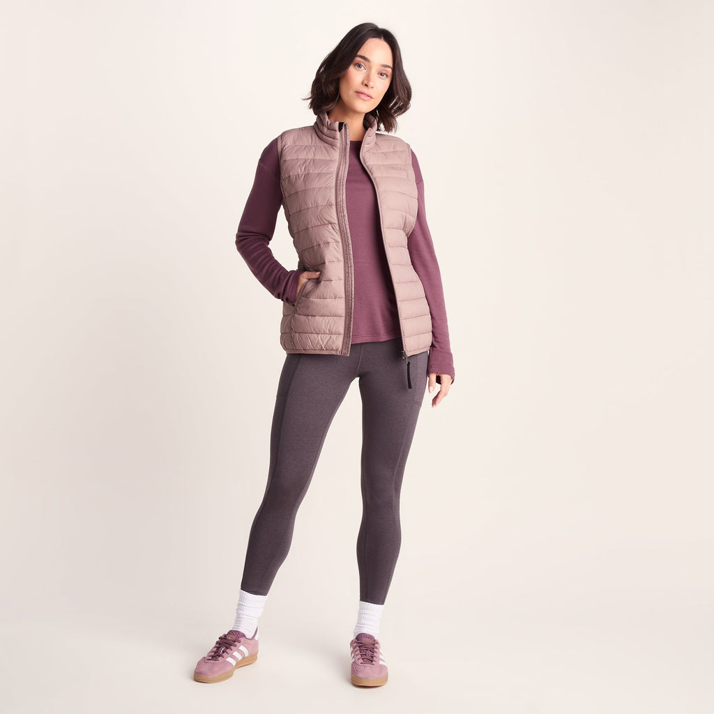 Gibson Womens Insulated Padded Gilet - Faded Pink - Image 2