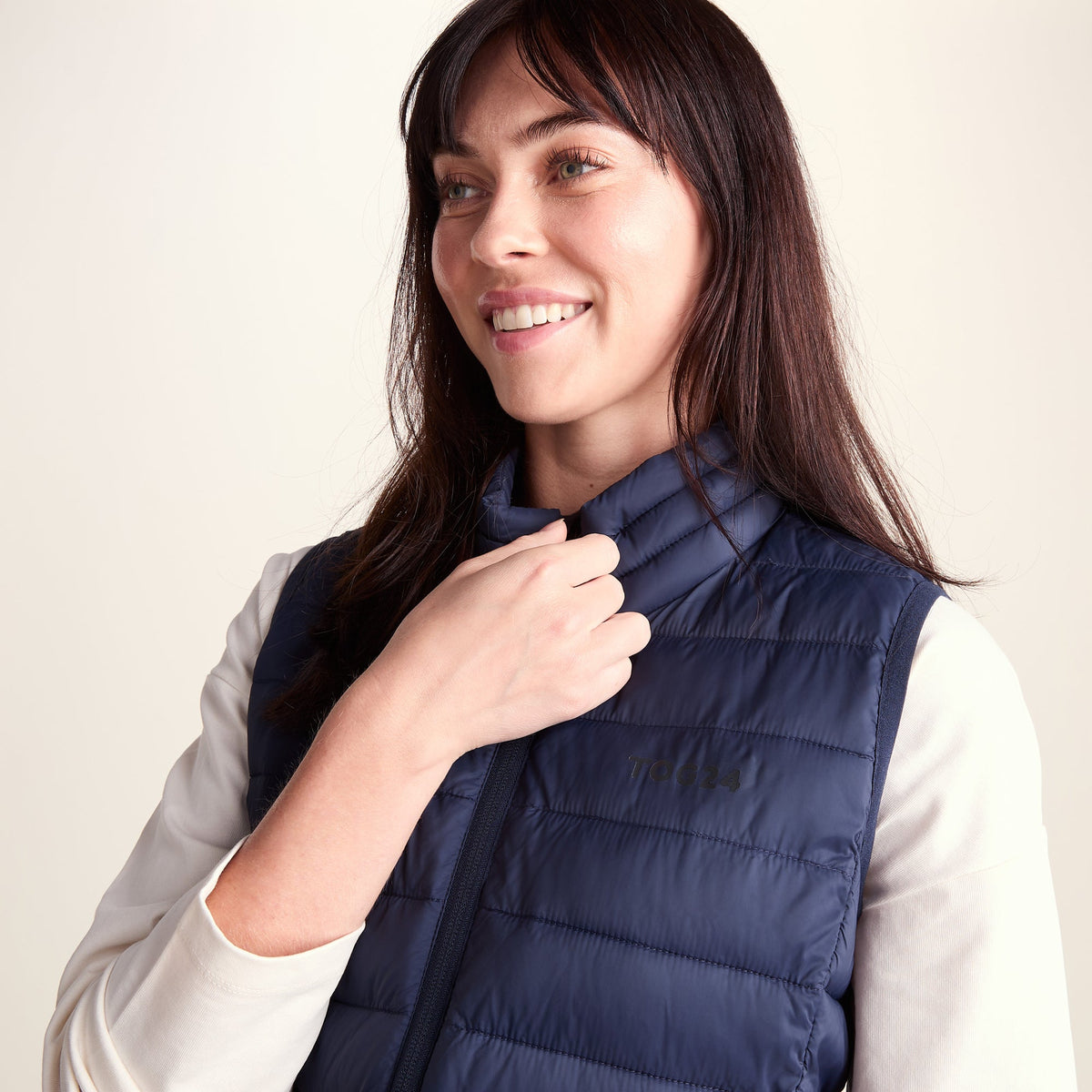 Gibson Womens Insulated Padded Gilet - Dark Indigo - Image 5