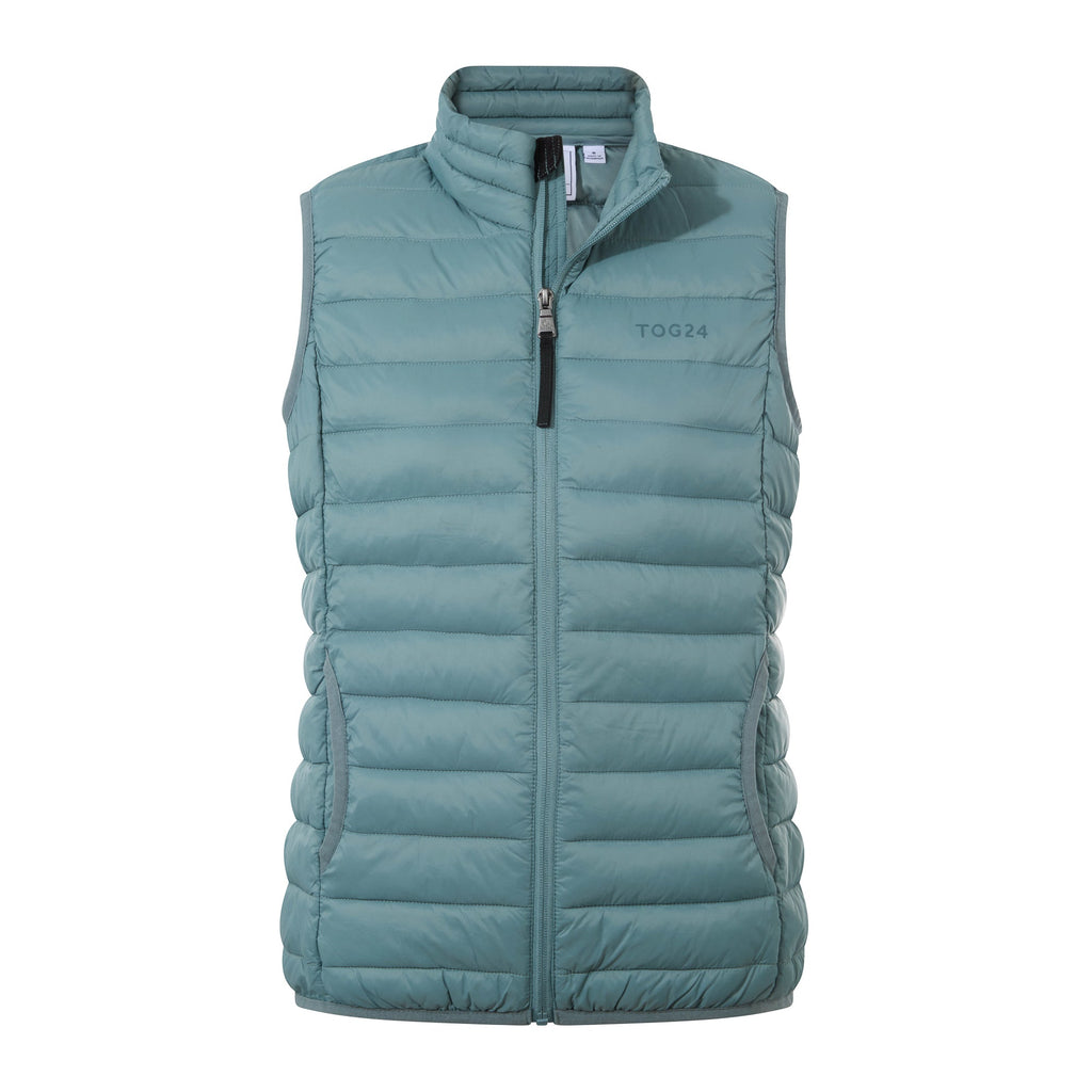 Gibson Womens Insulated Padded Gilet - Smokey Teal - Image 7
