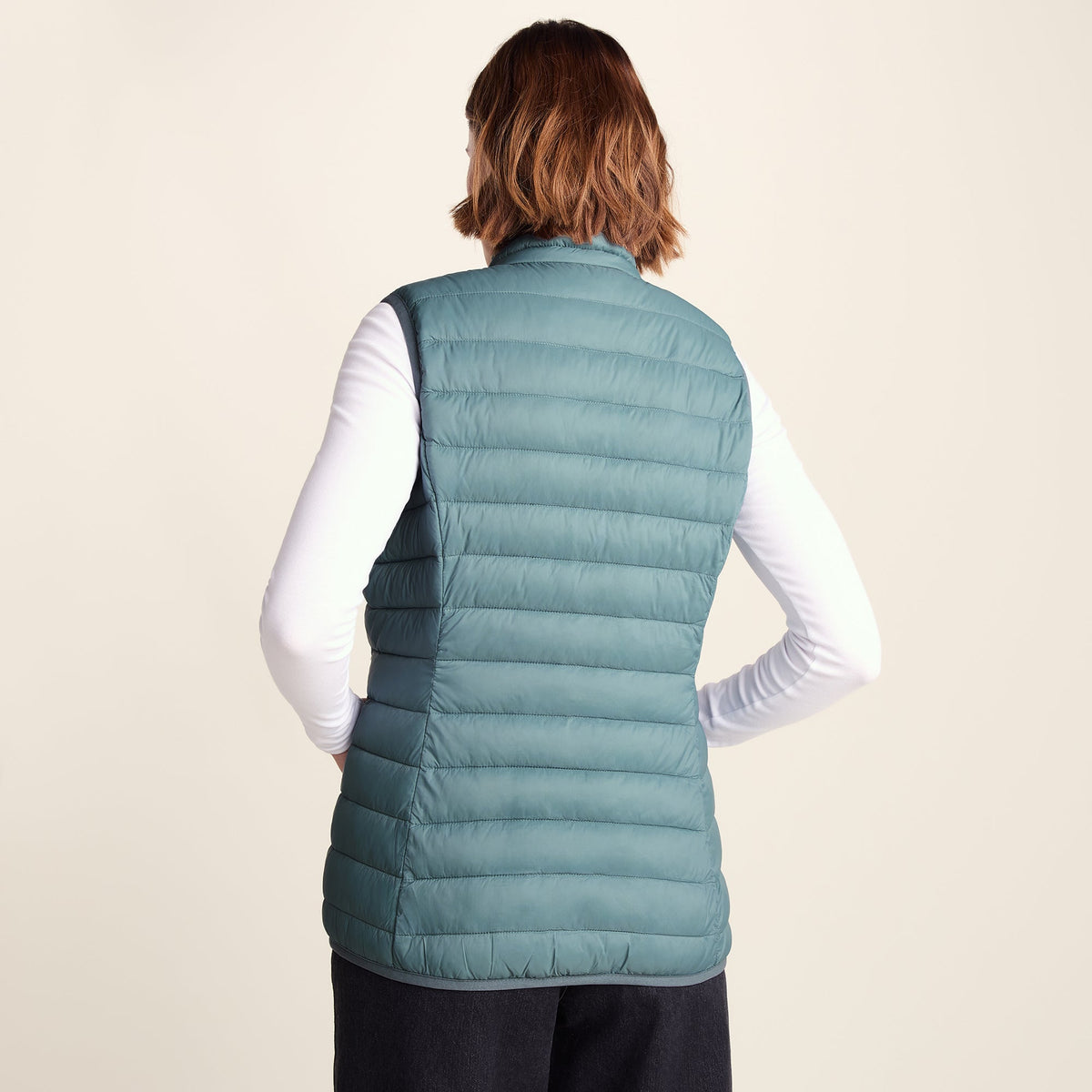 Gibson Womens Insulated Padded Gilet - Smokey Teal - Image 3