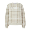 Gina Womens Supersoft Check Print Crew Neck Sweatshirt - Simply Taupe Check - Image 6