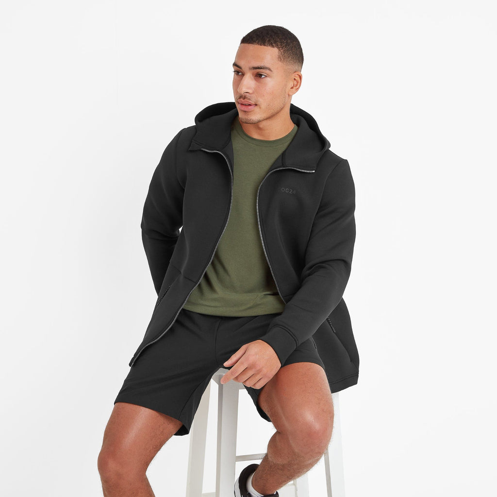 Glide Mens Tech Hoodie - Black - Image 4