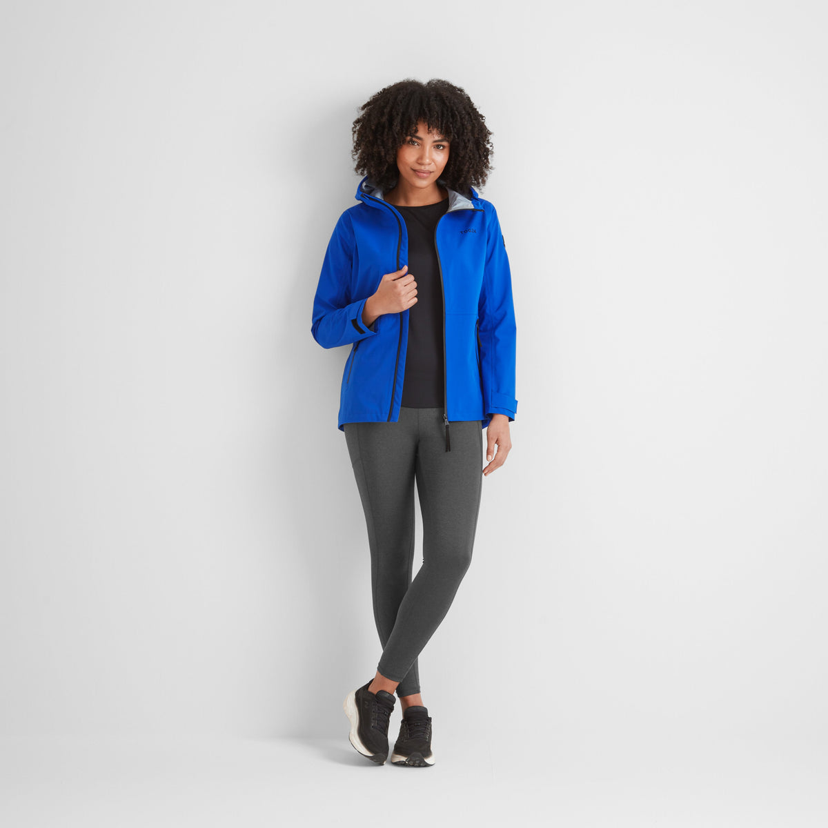 Glyder Womens Performance Waterproof Jacket - Ultra-Marine Blue - Image 7