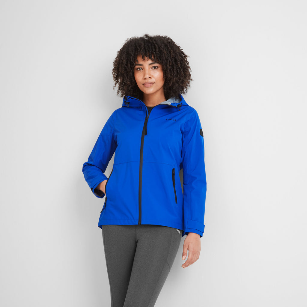 Glyder Womens Performance Waterproof Jacket - Ultra-Marine Blue - Image 8
