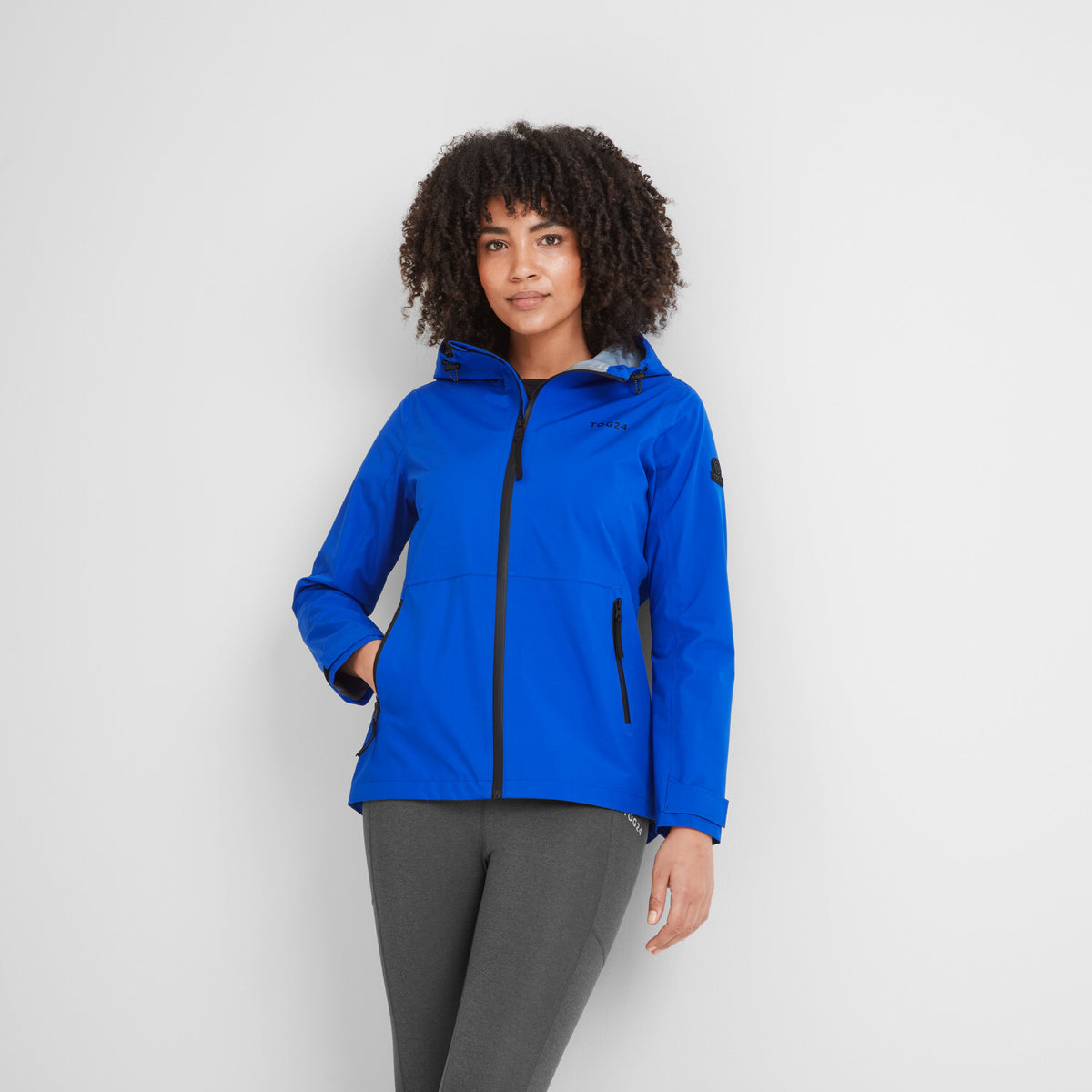 Glyder Womens Performance Waterproof Jacket - Ultra-Marine Blue - Image 8